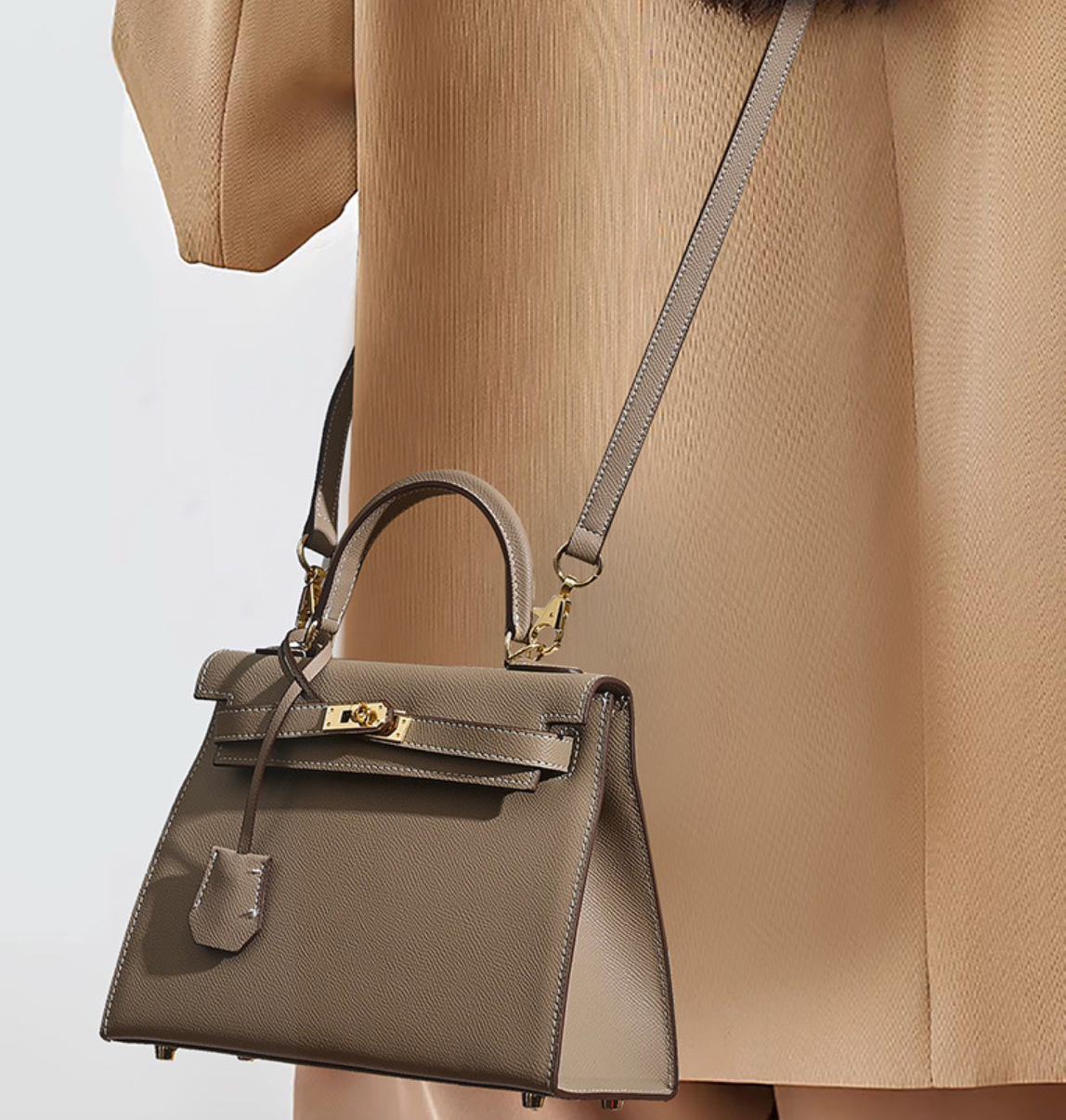 VitaElegance™ – Tasche aus echtem Leder im Epsom-Stil