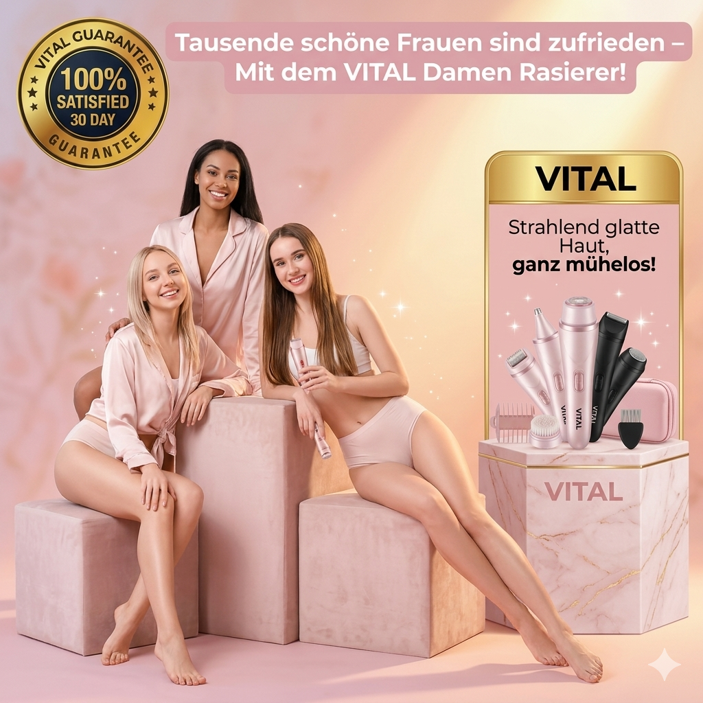 Vita Damenrasierer 2-in-1 Damen Körperrasierer