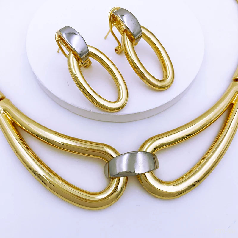 Schmuckset 18 Karat vergoldet – Ansicht 6