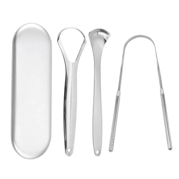 VitaCare™ PureBreath Medical-Grade Stainless Steel Tongue Scraper