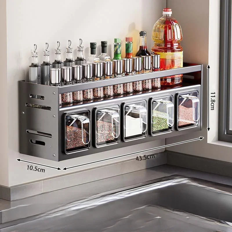 Vital™ SpiceVault No-Drill Wall-Mounted Spice Organizer Set