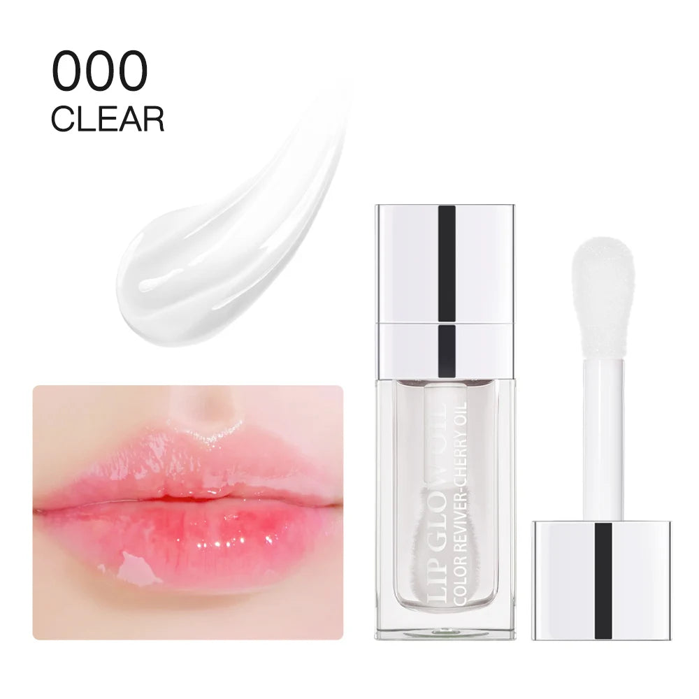 Vital™ Crystal Jelly Moisturizing Lip Oil & Plumping Gloss | Hydrating Tinted Lip Glow