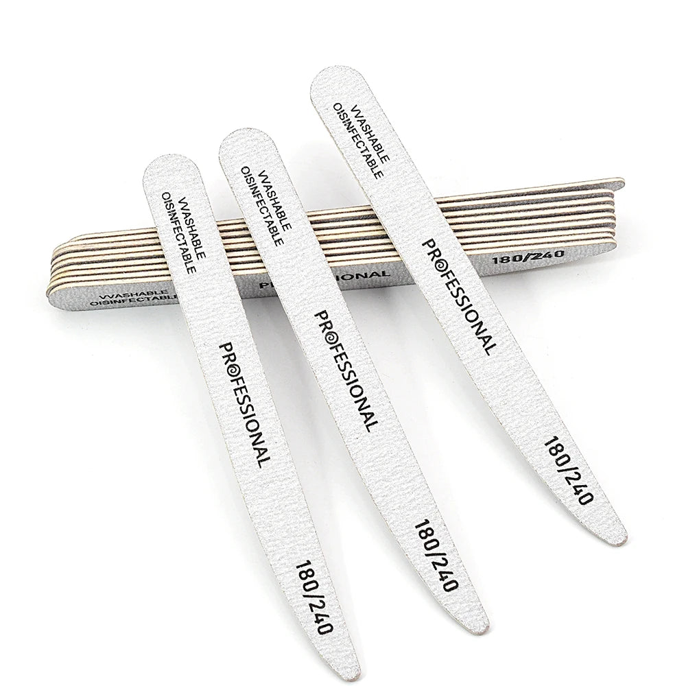 VitaCare™ ProBuffer Double-Sided Wooden Nail Files (10-Pack)