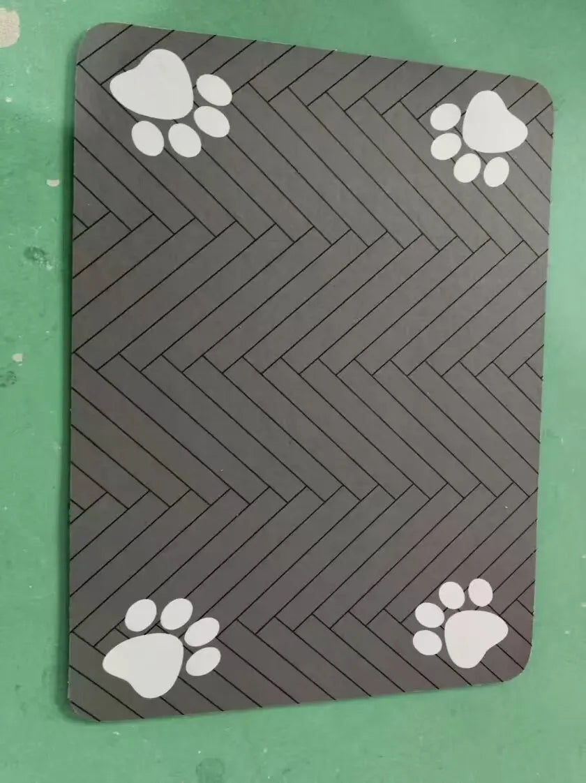 1pc Pet Stain-Resistant, Easy-To-Wash, Splash-Proof Mat – Ansicht 5