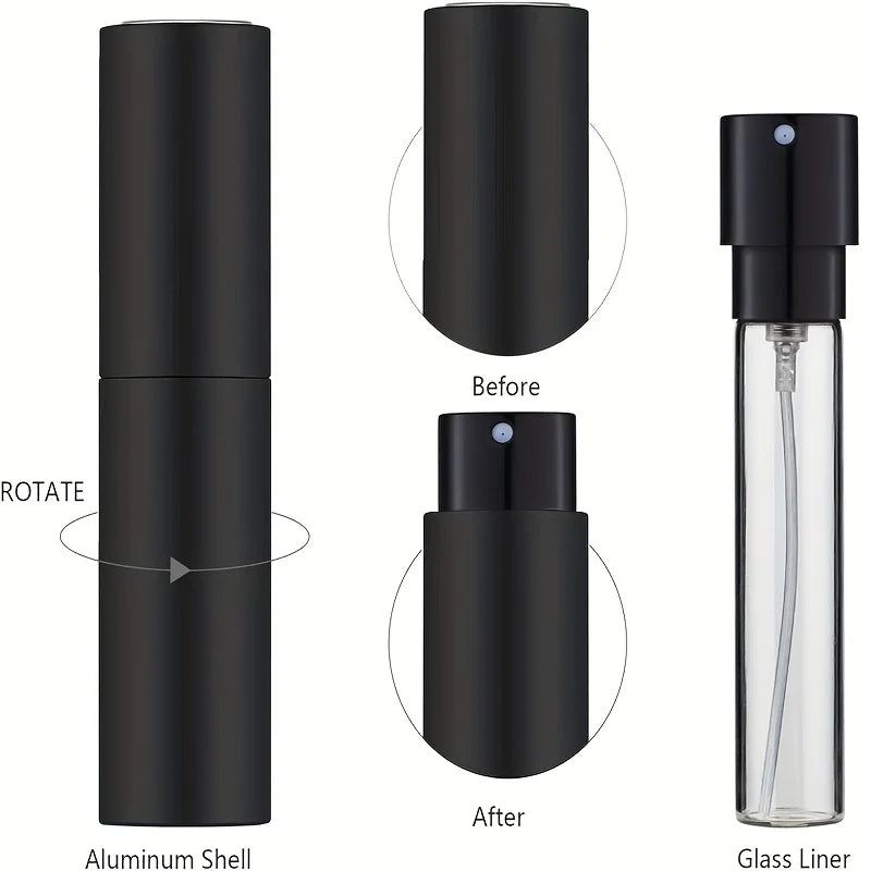 VitaCare™ AeroMist 10ml Refillable Travel Perfume Sprayer