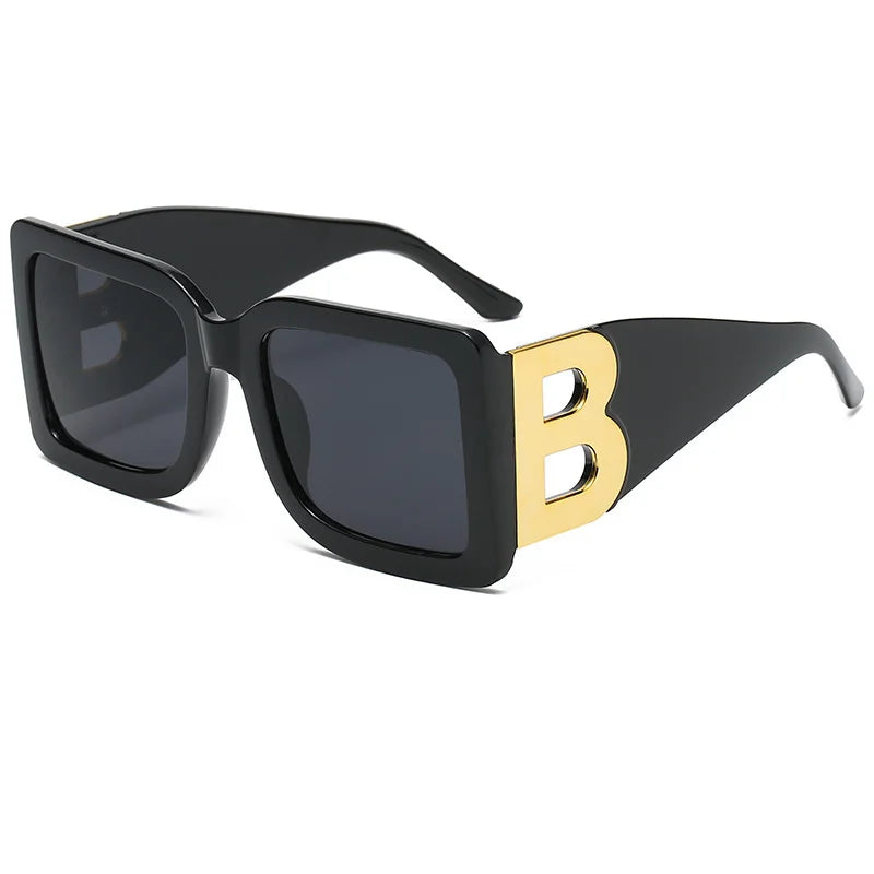 VitalLuxury™ B-Logo Big Frame Glasses