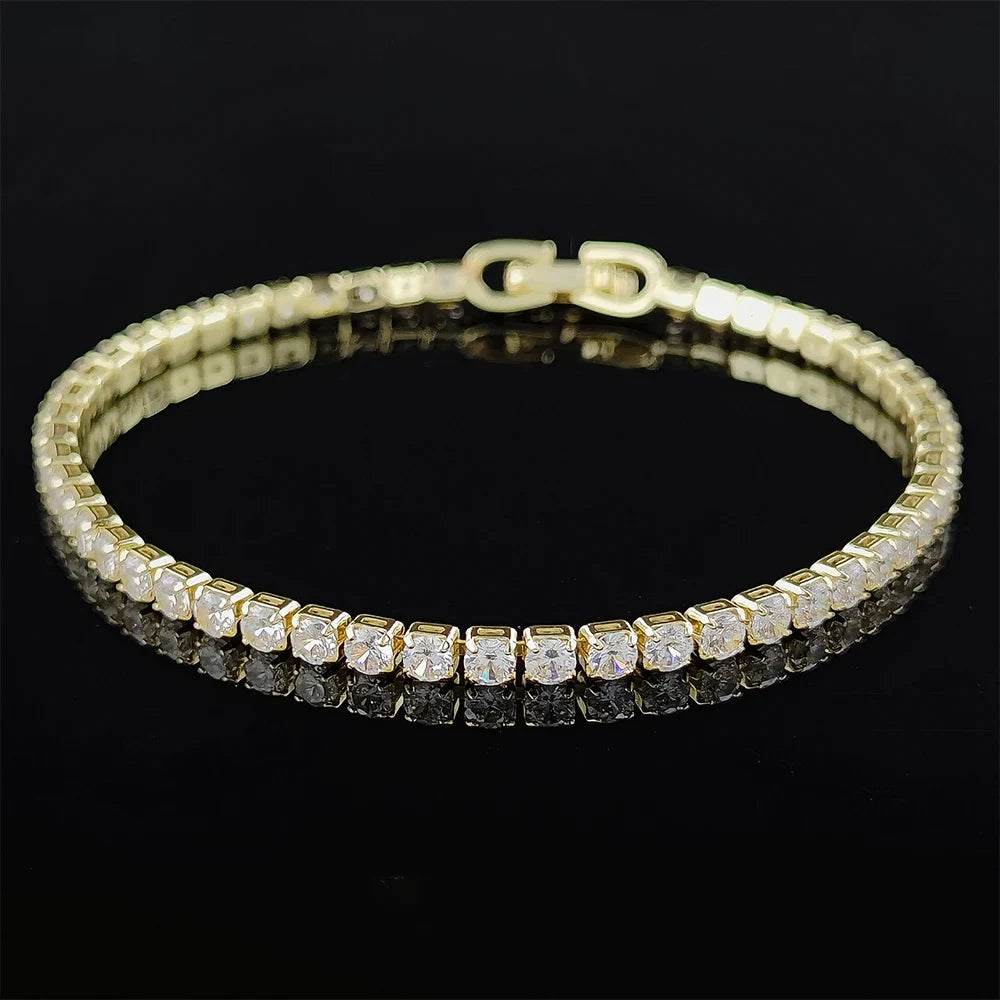 Luxury Gold & Silver Tone Princess Statement Bangle Bracelet