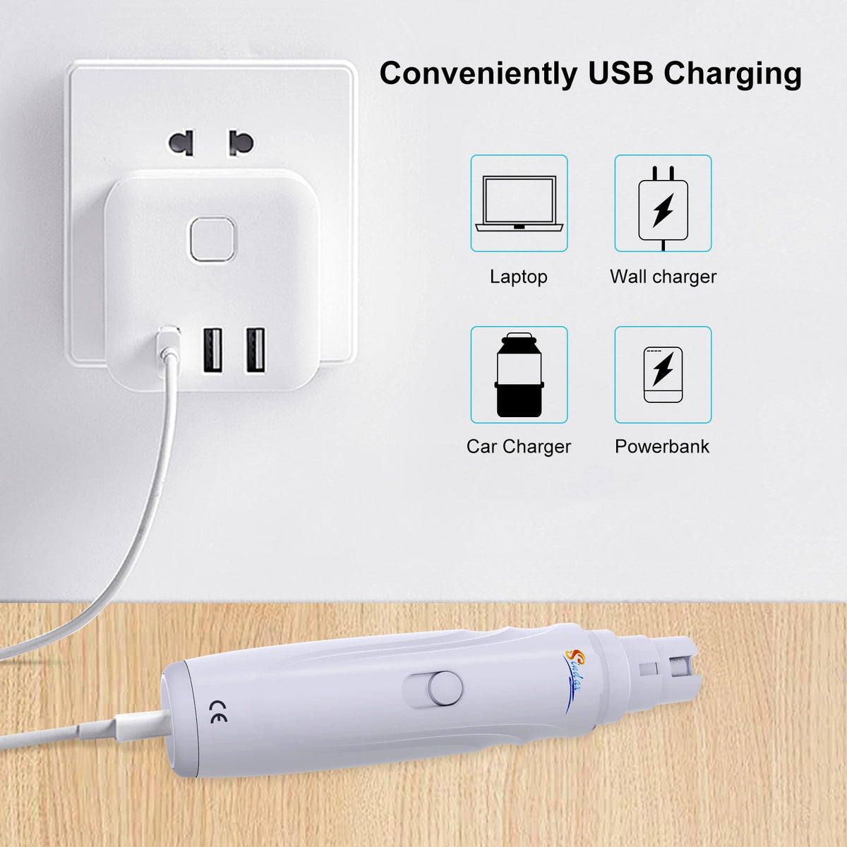 Krallenschleifer für Hunde elektrisch USB – Ansicht 6