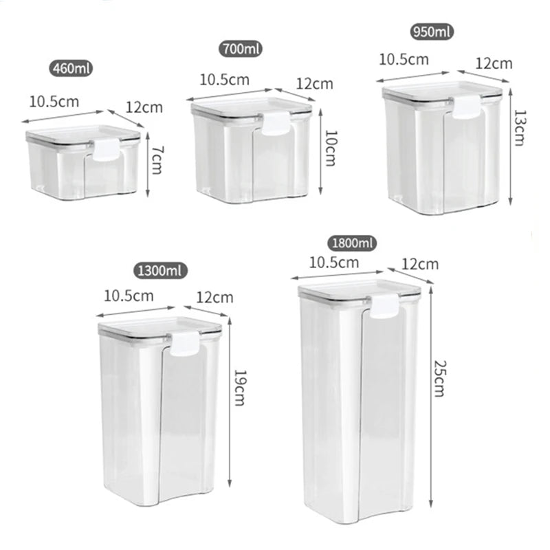 VitaHome™ VaultAirtight Modular Kitchen Grain & Pantry Storage Jar