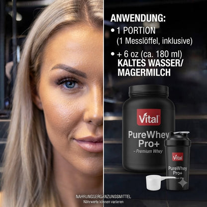 Vital™ PureWhey Pro+ – Premium Whey Protein mit Kreatin