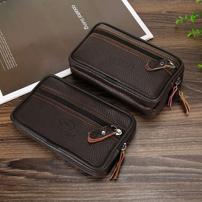 VitaHome™ PrimeLeather Multi-Layer Men's Waist Bag & Phone Holster – Ansicht 8