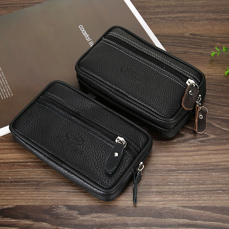 VitaHome™ PrimeLeather Multi-Layer Men's Waist Bag & Phone Holster – Ansicht 7