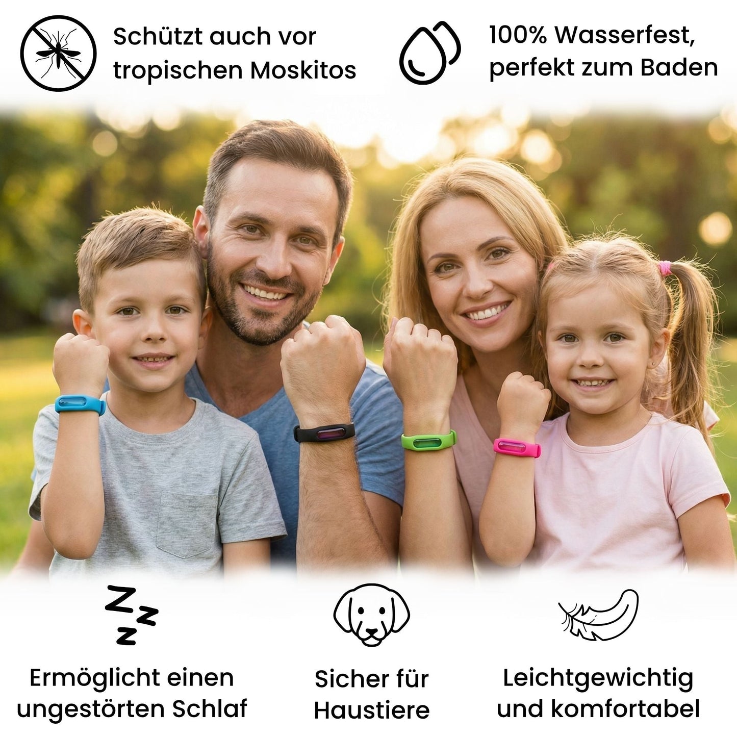 Vital™ Mücken-Abwehrbänder