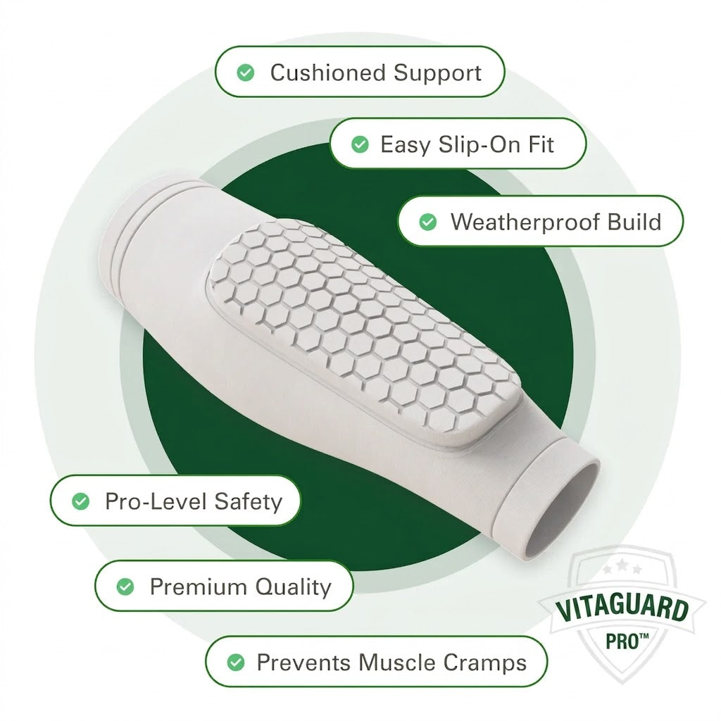 VitaGuard Pro™ – Premium Schienbein- &amp; Knöchelschutz für maximale Performance