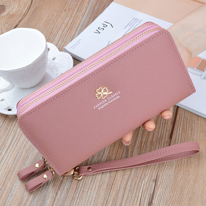 VitaHome™ LuxeLitchi Dual-Zip Large Capacity Wallet & Phone Bag – Ansicht 9