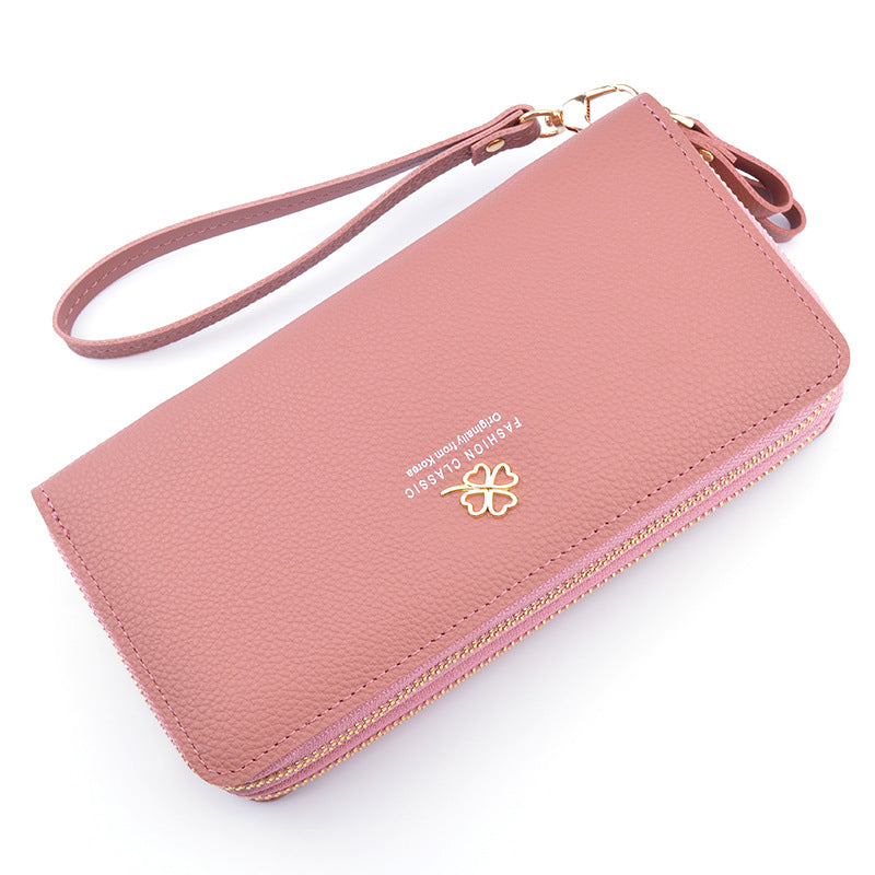 VitaHome™ LuxeLitchi Dual-Zip Large Capacity Wallet & Phone Bag – Ansicht 5