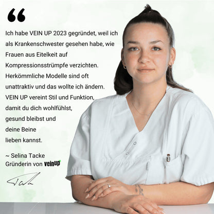Kompressionsstrümpfe extra breit Blumen