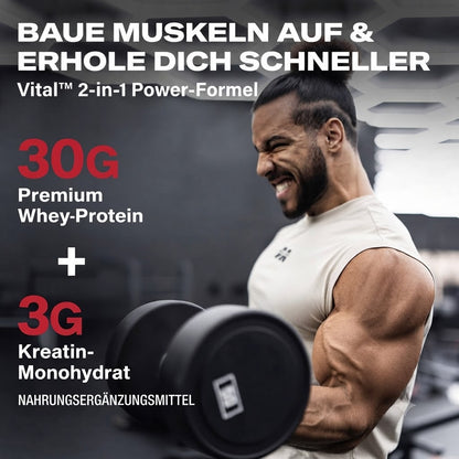 Vital™ PureWhey Pro+ – Premium Whey Protein mit Kreatin