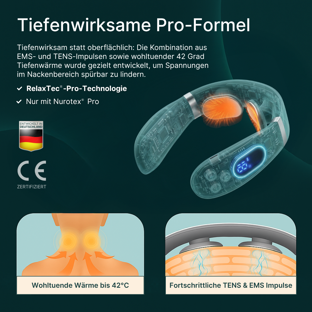 VitaComfort™ 14-in-1 Pro - Elektrisches Nackenmassage-Gerät