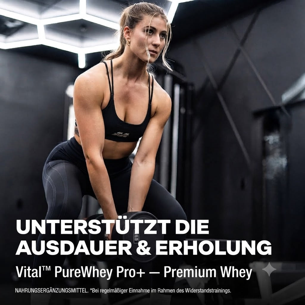 Vital™ PureWhey Pro+ – Premium Whey Protein mit Kreatin