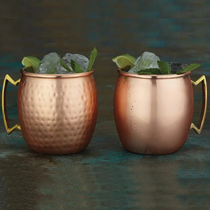 VitaHome™ LuminaCopper Hand-Hammered Mule Mug