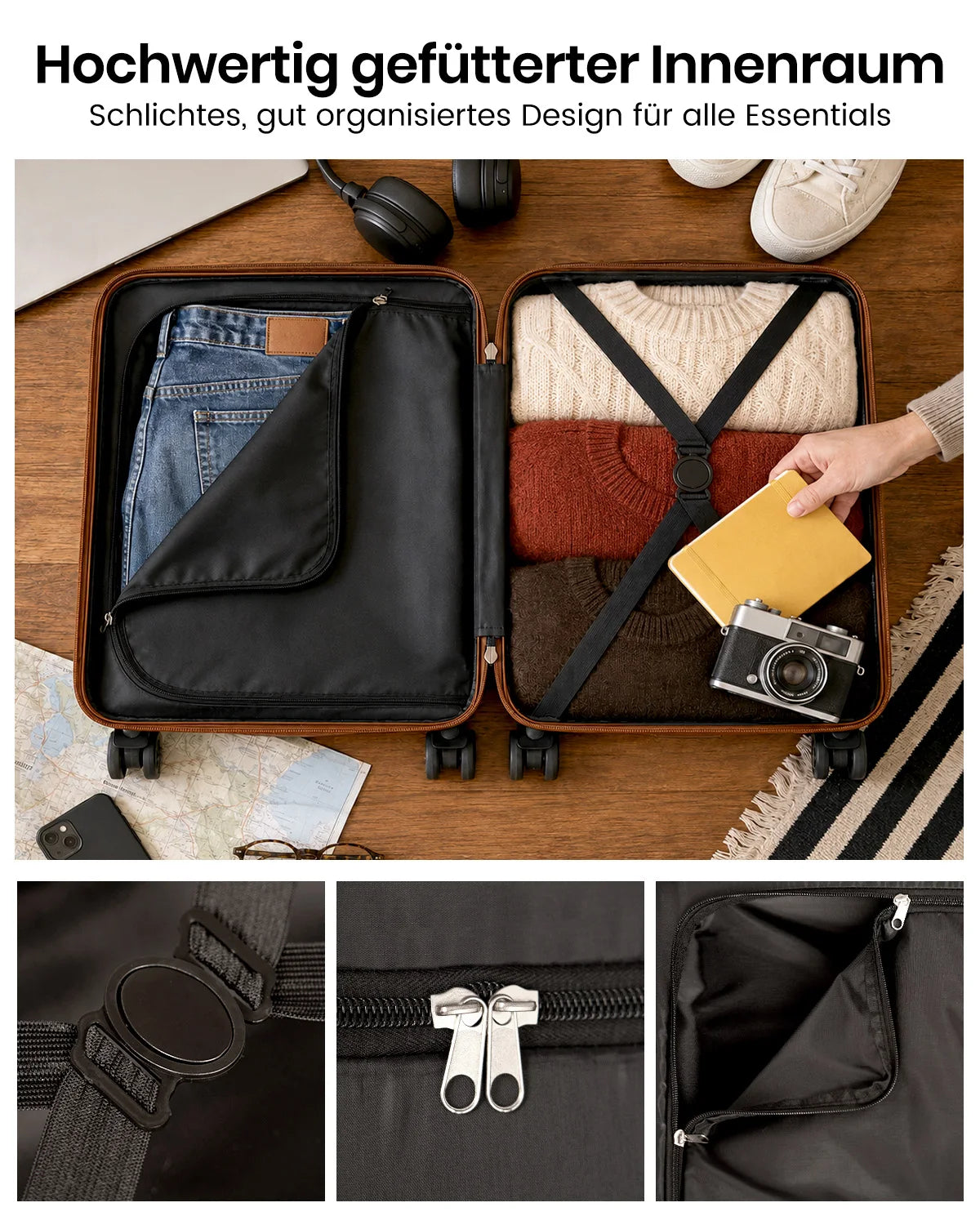 Vital™ AeroShell Heavy-Duty Modular Luggage Set