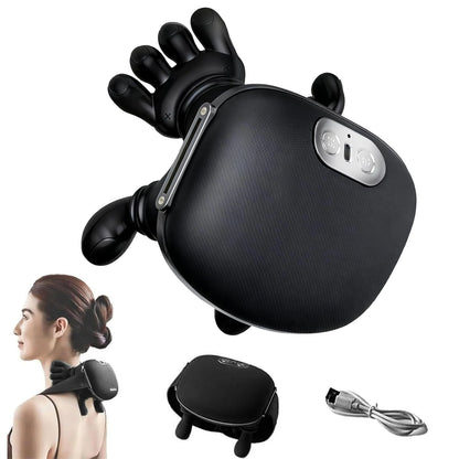 Nacken-Schulter-Massagegerät 4D mit 2 Wärmestufen USB – Ansicht 2