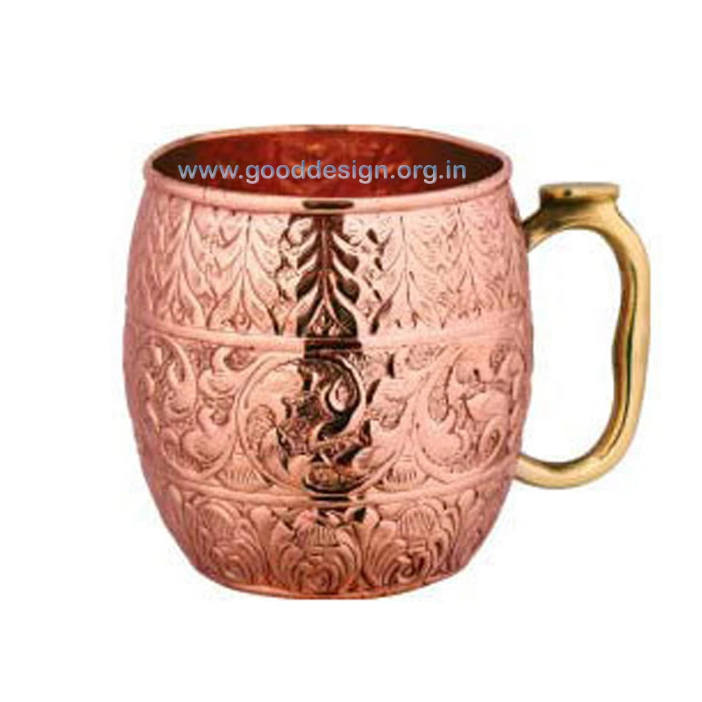 VitaHome™ LuminaCopper Hand-Hammered Mule Mug