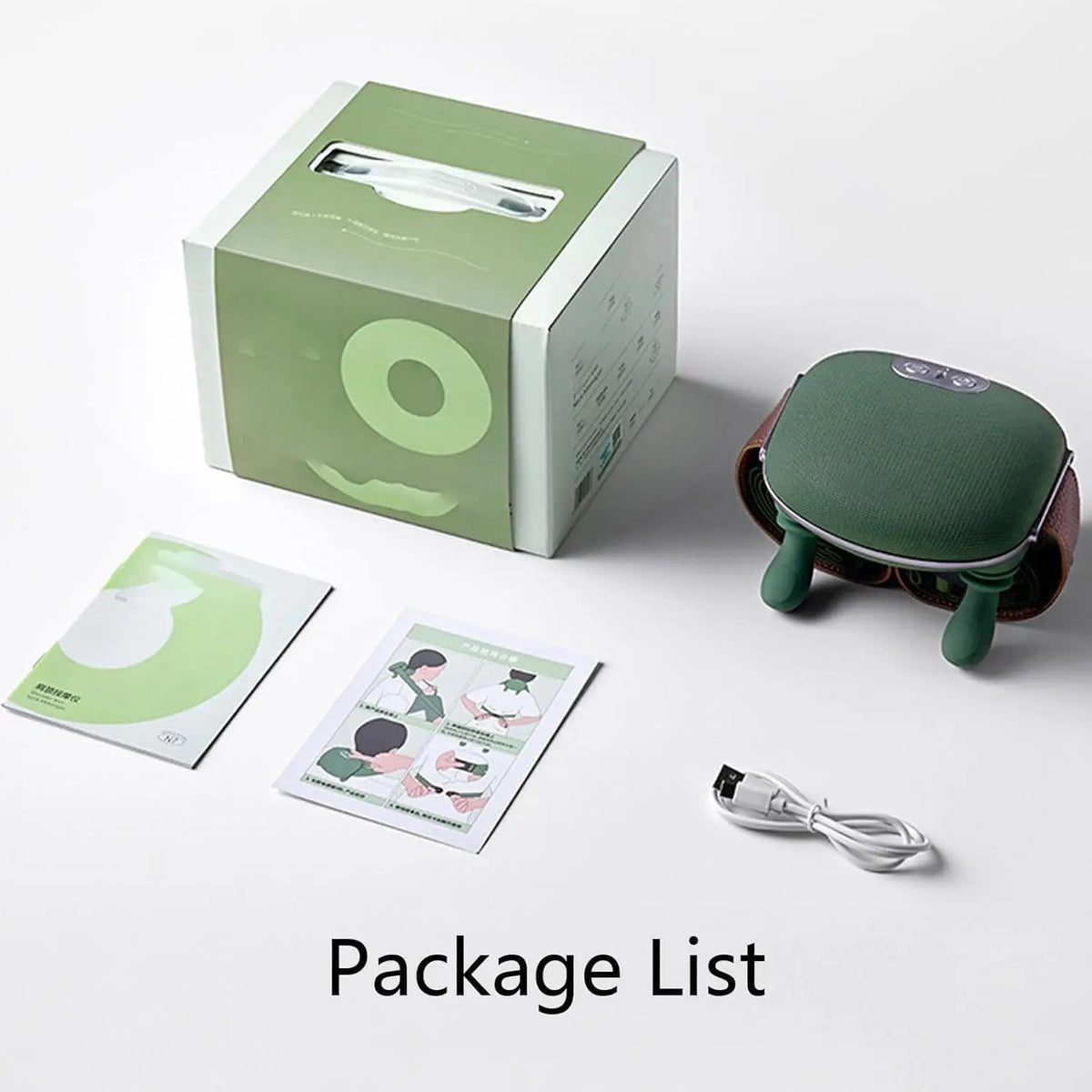 Nacken-Schulter-Massagegerät 4D mit 2 Wärmestufen USB – Ansicht 8