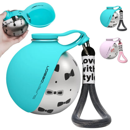 Hundetrinkflasche 2-in-1 für kleine Hunde auslaufsicher – Ansicht 10