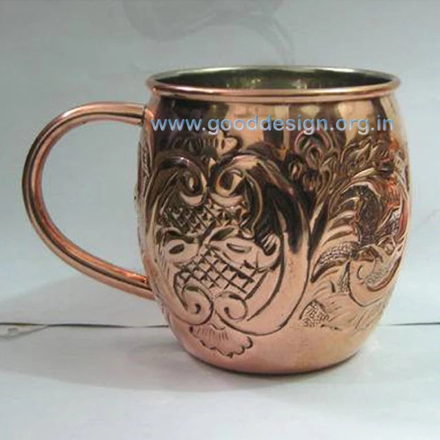 VitaHome™ LuminaCopper Hand-Hammered Mule Mug