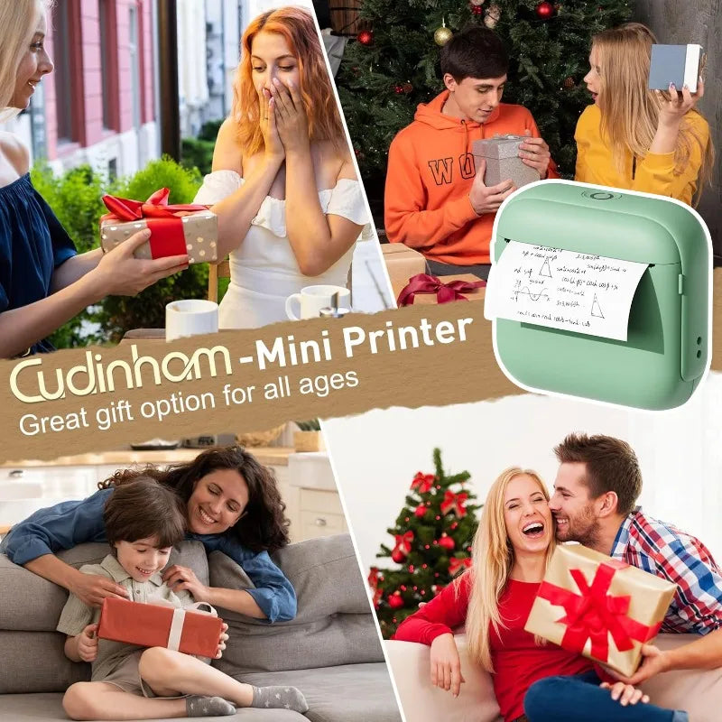 Etikettendrucker mini kabellos 203 dpi im Set – Ansicht 6