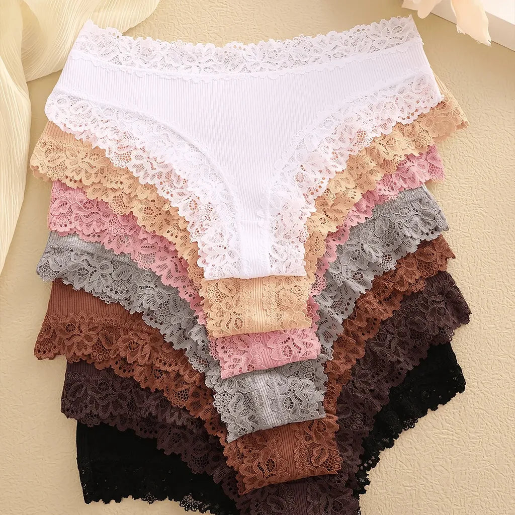 CottonLace Panties - Spitzen-Brazilian - Antibakteriell