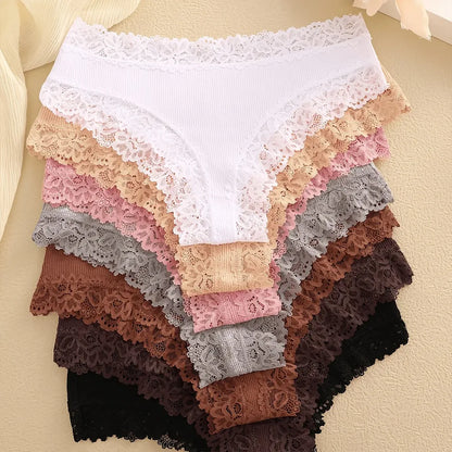 CottonLace Panties - Spitzen-Brazilian - Antibakteriell