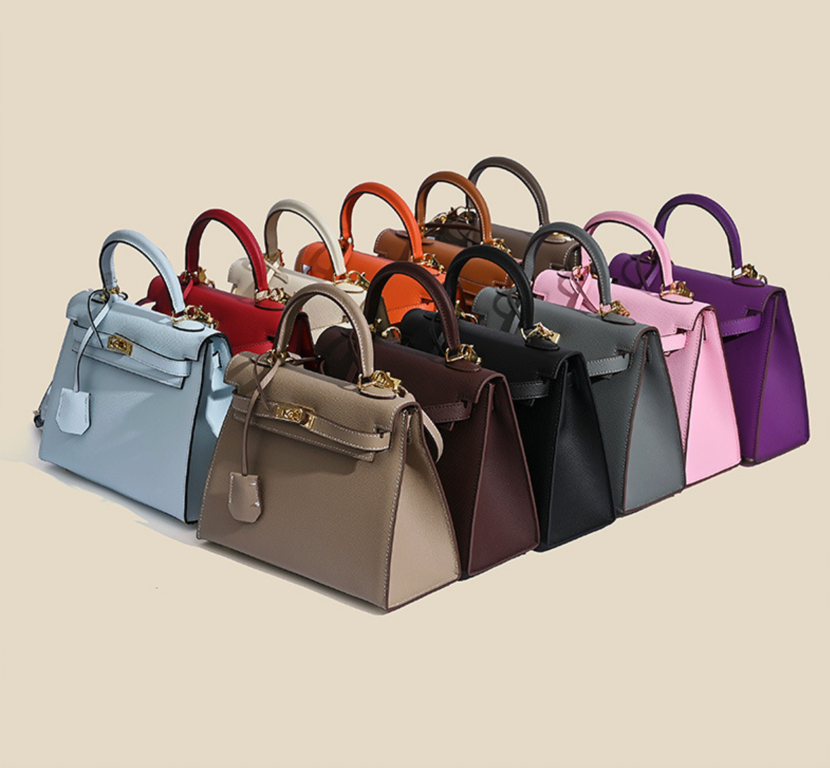 VitaElegance™ – Tasche aus echtem Leder im Epsom-Stil