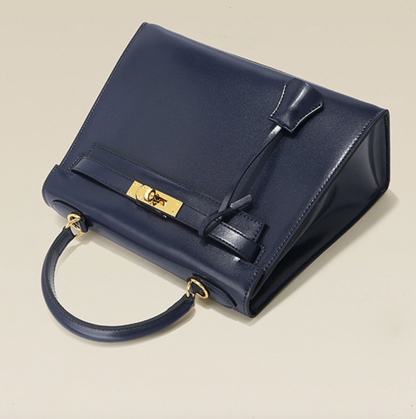 VitaBella™ Bellagio– Strukturierte Tasche aus glattem echtem Leder ( 28 CM ) – Ansicht 19