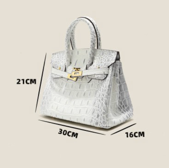 VitaBella™ Bianca  – 30 cm Tasche aus echtem Leder – Ansicht 10