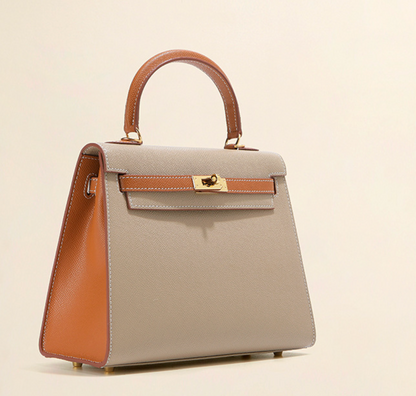 Vitalia™ Milano Duo – Strukturierte Tasche aus echtem Pebbled-Leder ( 22 CM und 25 CM )