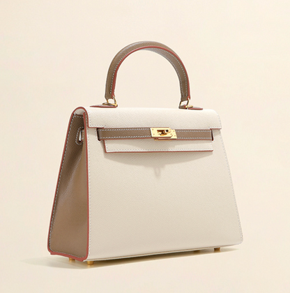 Vitalia™ Milano Duo – Strukturierte Tasche aus echtem Pebbled-Leder ( 22 CM und 25 CM )