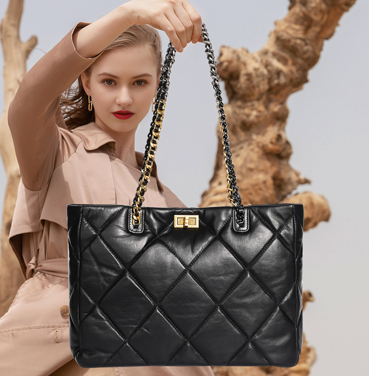 VitaBella™ Venezia – Tasche aus echtem Leder – Ansicht 7