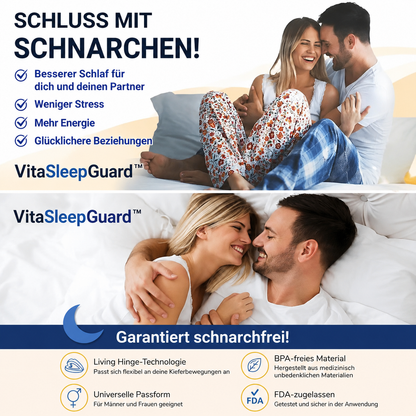 VitaSleepGuard™ – Anti-Schnarch-Schiene für sofort ruhigere Nächte