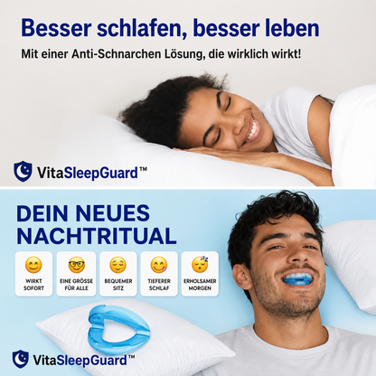 VitaSleepGuard™ – Anti-Schnarch-Schiene für sofort ruhigere Nächte