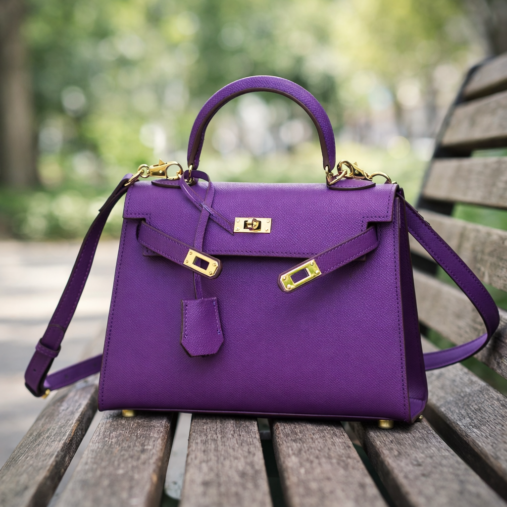 VitaElegance™ – Tasche aus echtem Leder im Epsom-Stil