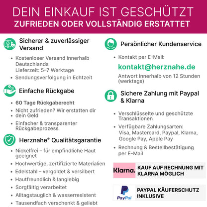 Mutter-Tochter Herzarmbänder