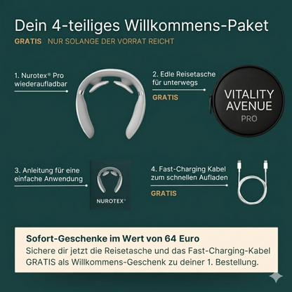 VitaComfort™ 14-in-1 Pro - Elektrisches Nackenmassage-Gerät