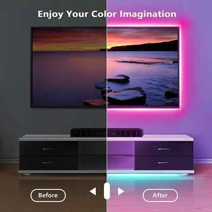 STARMAP USB Bluetooth RGB LED Strip Light with App Control (5050 SMD)