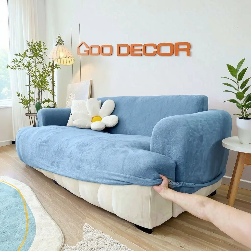 VitaHome™ VelvetLux Stretch Sofa Slipcover & Protector