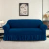 VitaHome™ TextureGrid Seersucker Stretch Sofa Slipcover