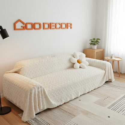 VitaHome™ FlockedGuard Soft Sofa Protection Throw