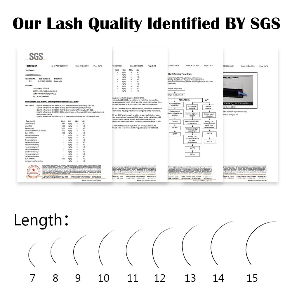 Vita NAGARAKU 16Rows Classic Individual Eyelash Extension Lashes Matte Black Professional Soft Natural